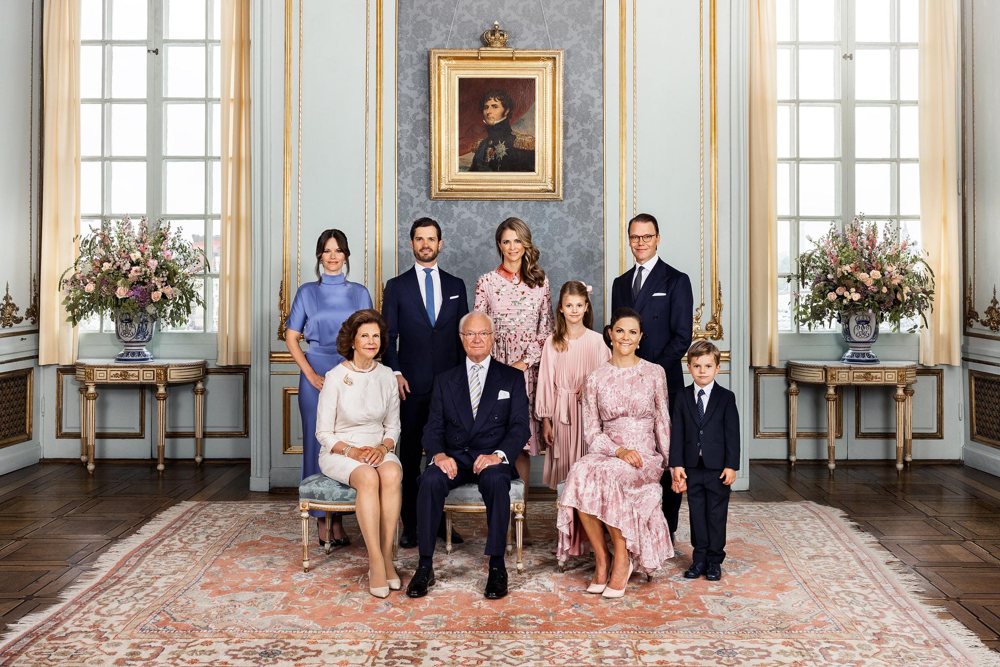 Шведская королевская семья.