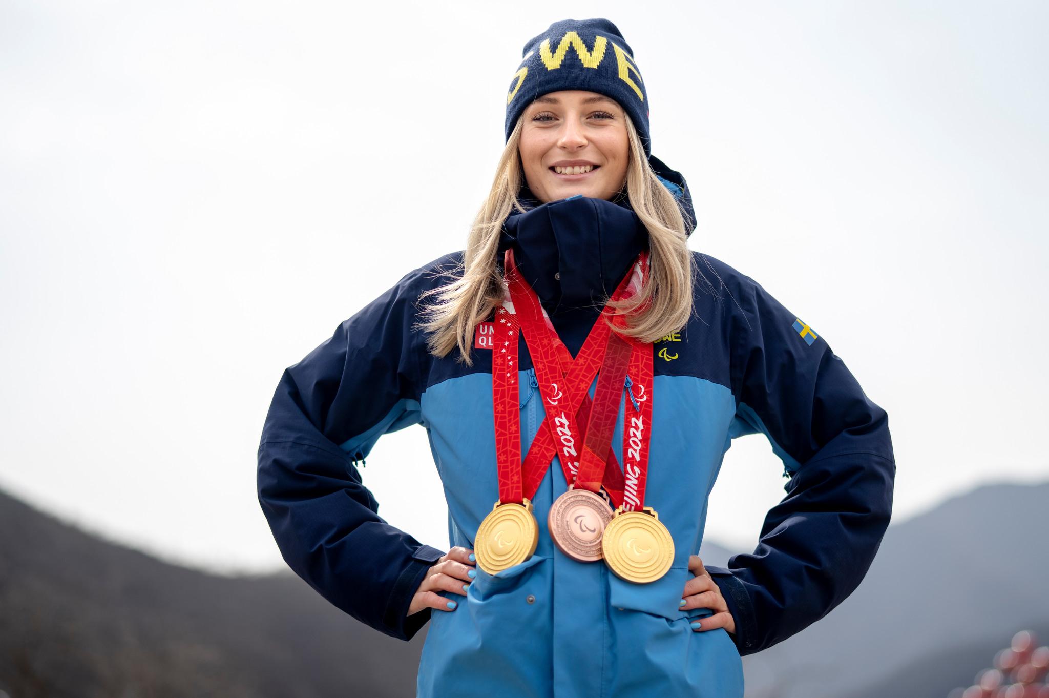 Шведский спорт: Эбба Оршё, горнолыжница, с тремя медалями.